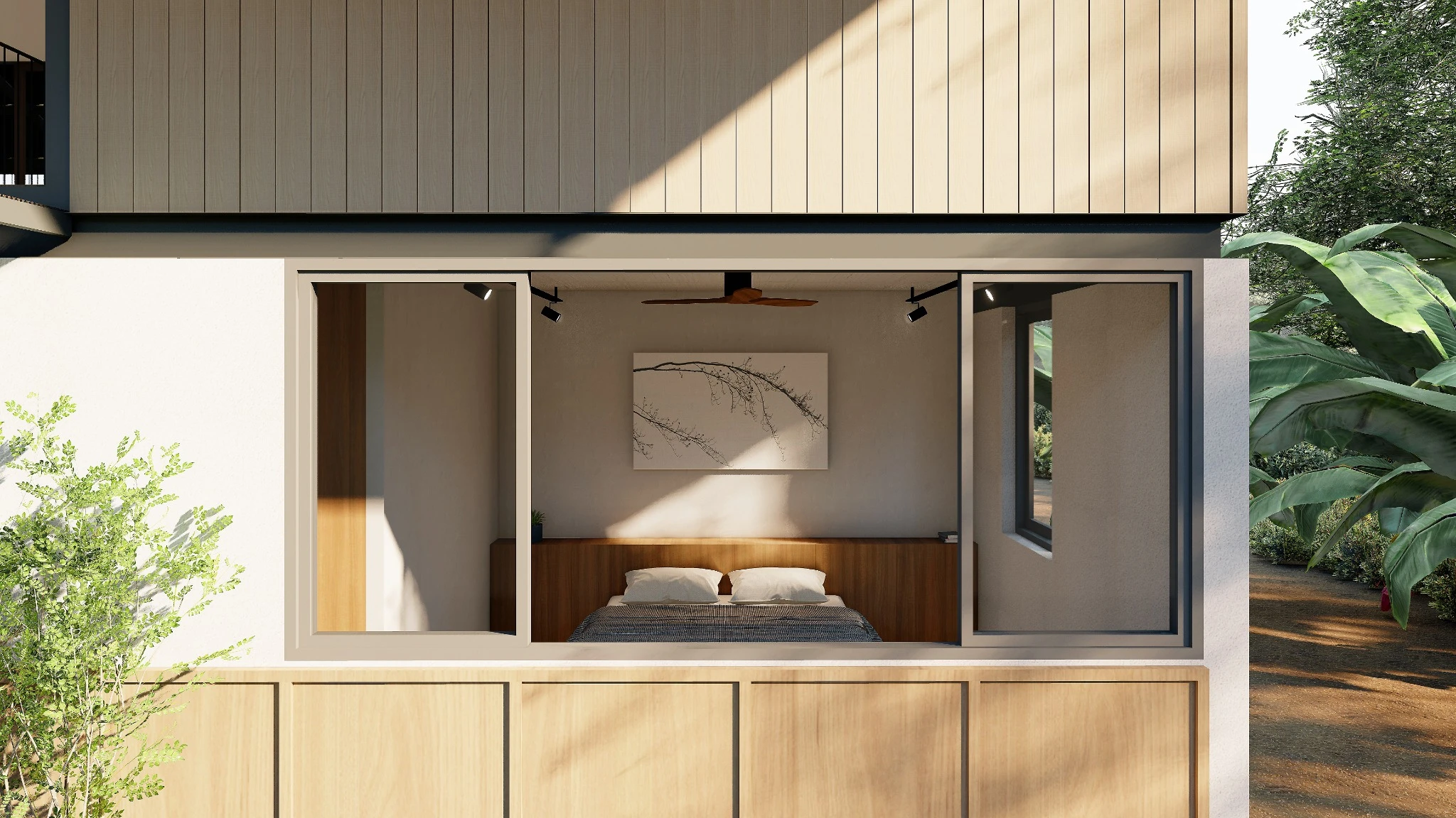 Central Garden House — Bedroom