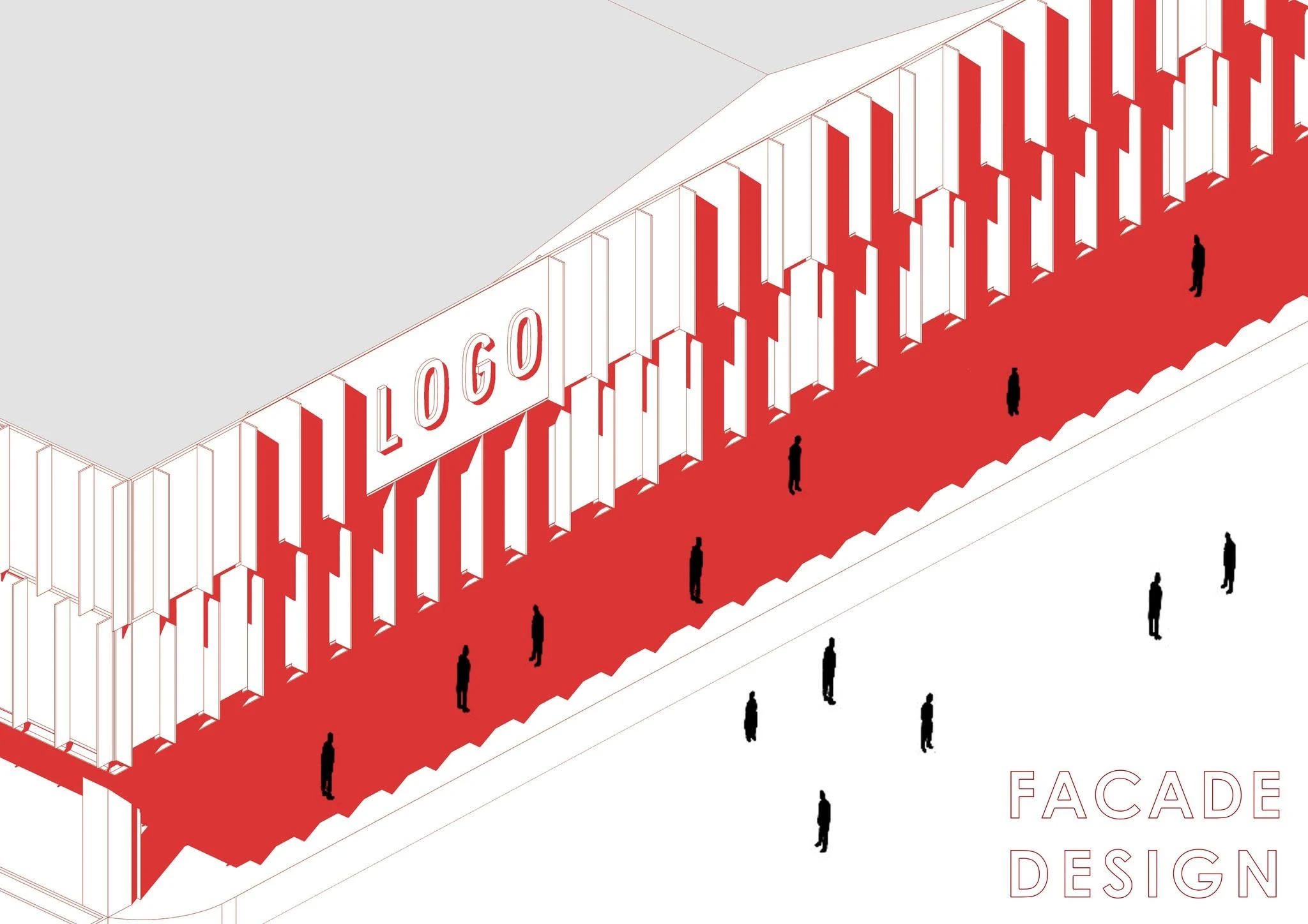 Showroom Renovation NX — Facade concept