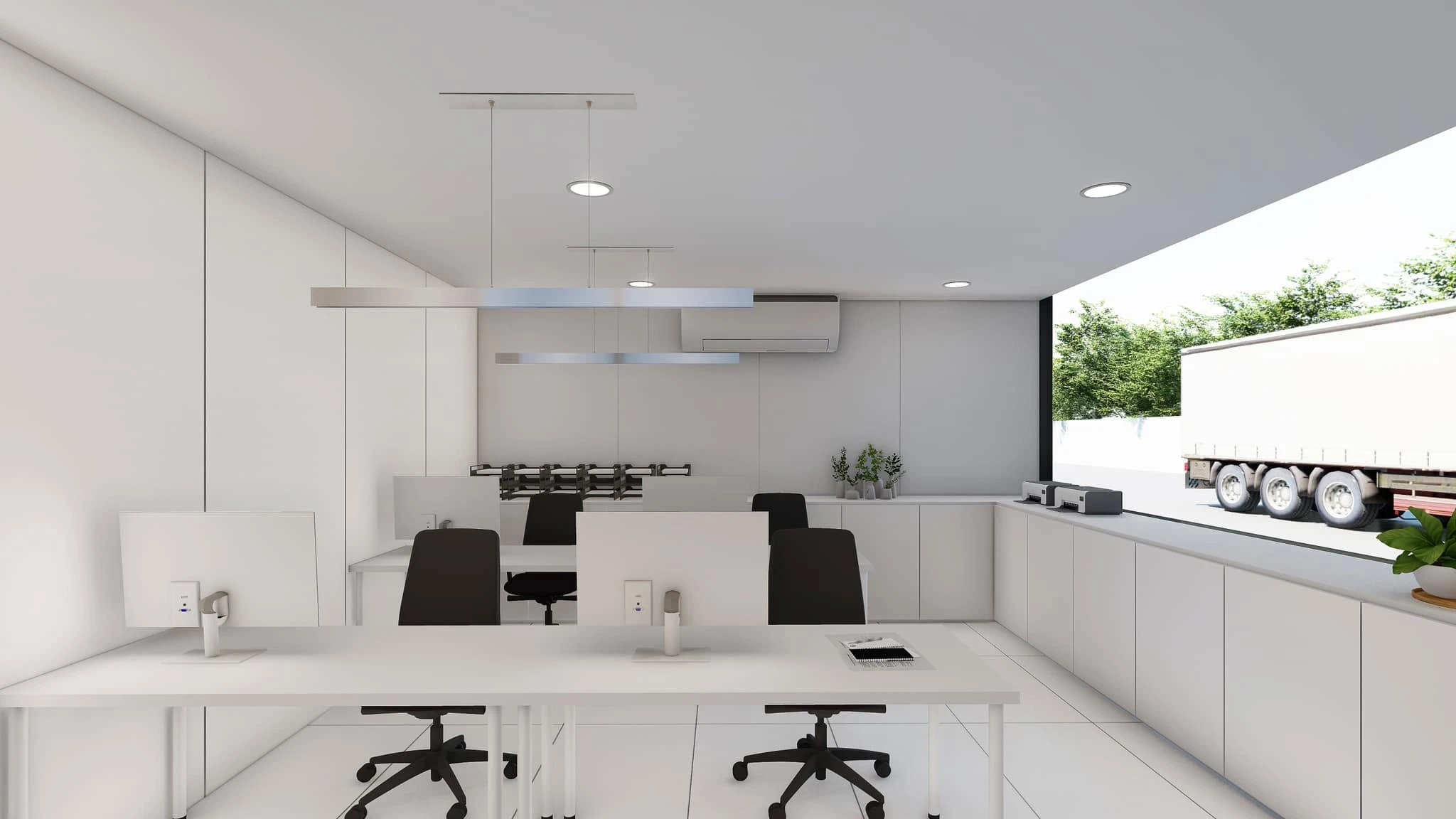 Showroom Renovation NX — Office interior
