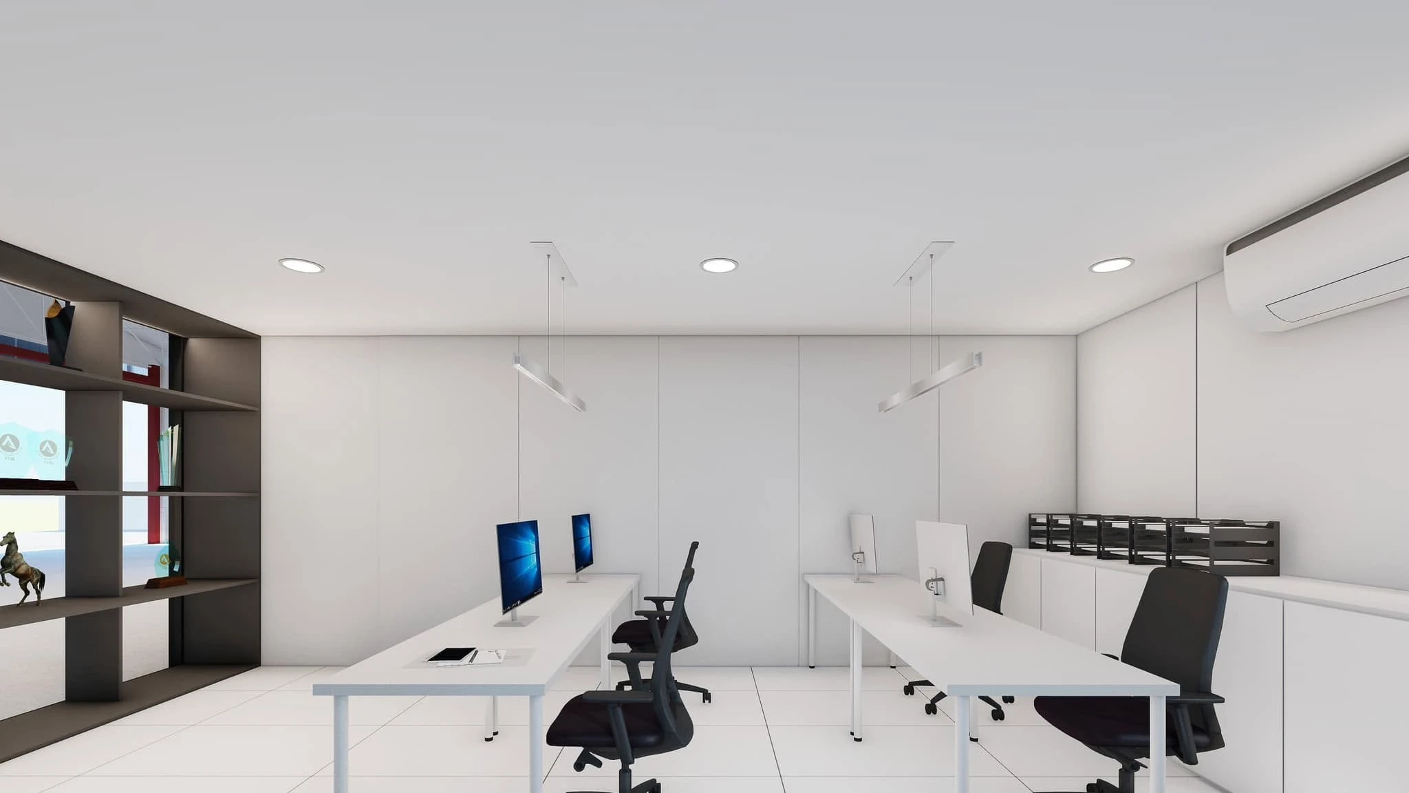Showroom Renovation NX — Office workspace